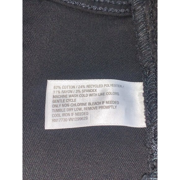 Ava & Viv Womens Black Denim High Rise Stretch Skinny Jeans Plus Size 24 - Picture 9 of 9